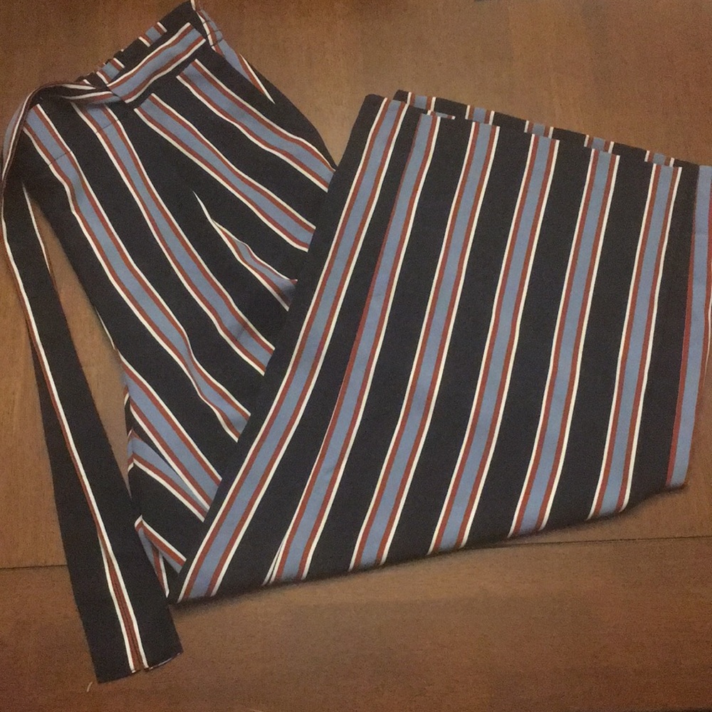 Ann taylor striped flare pants